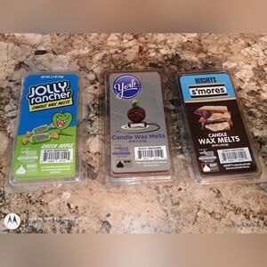 Wax melt set peppermint York Patty candle wax jolly rancher green apple candle